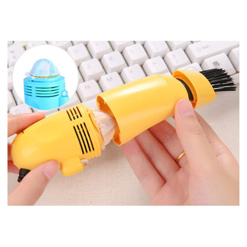 USB Vacuum Cleaner Mini Computer USB Keyboard Brush Computer Vacuum Cleaning Kit Tool Remove Dust Brush For Laptop PC 1