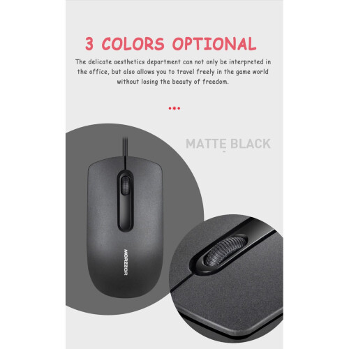 1200 DPI USB Optical Wired Computer Mouse For PC Laptop Computer Notebook Voiced  2.4G Receiver Slim Mouse 1