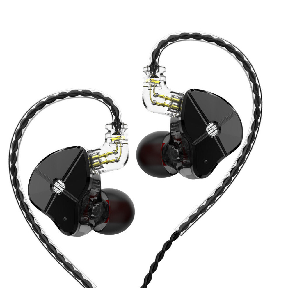 1DD+1BA Hybrid In Ear Earphone HIFI DJ Monitor Running Sport Earphone Earplug Headset