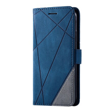 Stand Business Phone Holster Case For Samsung Galaxy S20 Ultra Stripe Wallet Rhombus Cover