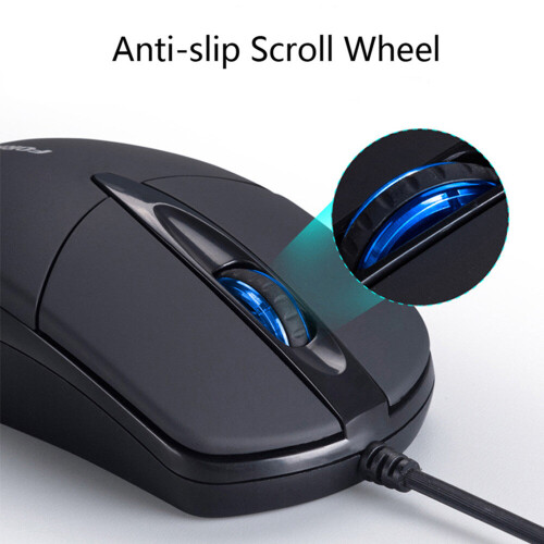 USB Wired Computer Mouse Silent Click LED Optical Mouse Gamer PC Laptop Notebook Computer Mouse Mice for Home Office Use 2