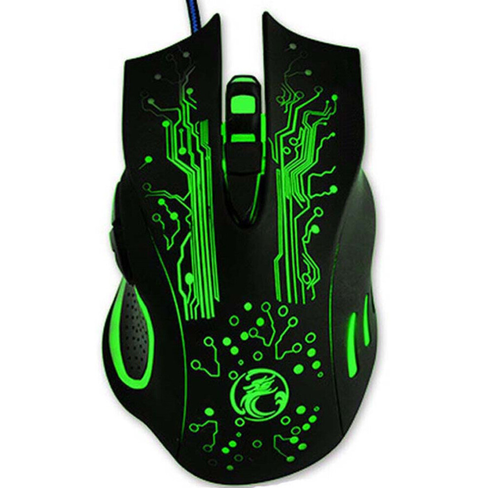 X9 Gaming Mouse 5000Dpi Led Optical Usb Wired Gamer Mouse Computer Mice Pc Laptop Professional Ergonomic Game Mause 701942841064