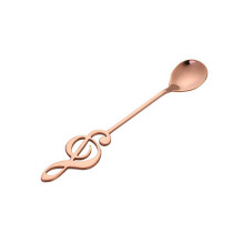 2pc Musical Notes Stainless Steel Coffee Spoon Ice Cream Dessert Tea Spoon For Picnic Kitchen Accessories