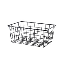 2Pcs Iron Wire Storage Basket Organizer Bath/kitchen/laundry Rooms Multi-purposes Home Kitchen Storage Racks Basket Save Space