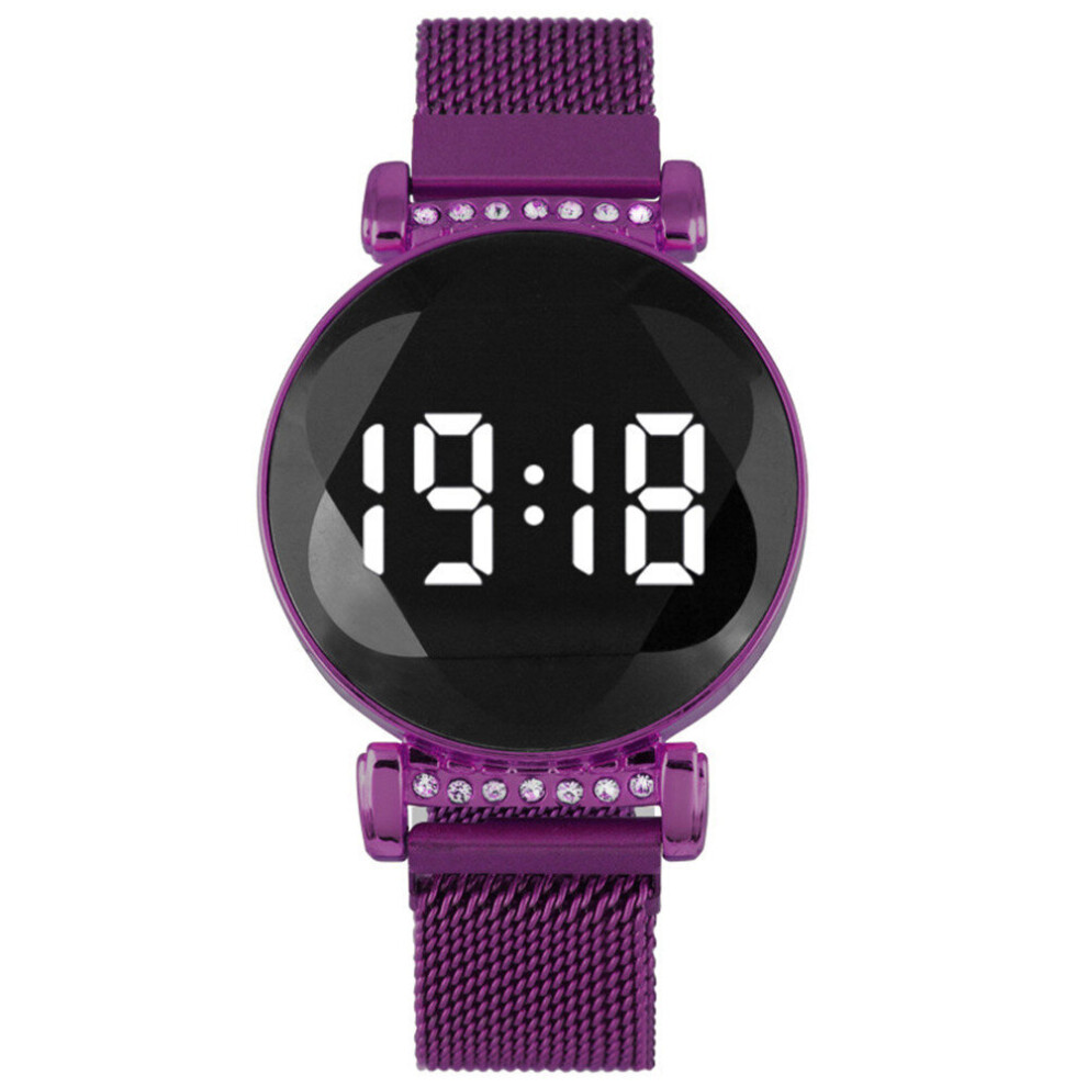 Chaochuang 2 Pcs Touch Screen Led Women Magnetic Bracelet Watches Digital Watch Quartz Wristwatch Not,Specified