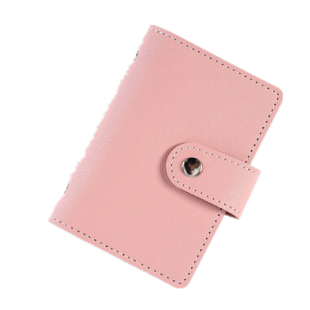 4 Pcs Unisex Fashion PU Leather Bank Card Bag Credit Business Card ID Holders Case 26Slots Wallet Portable Money Driver's License Clip