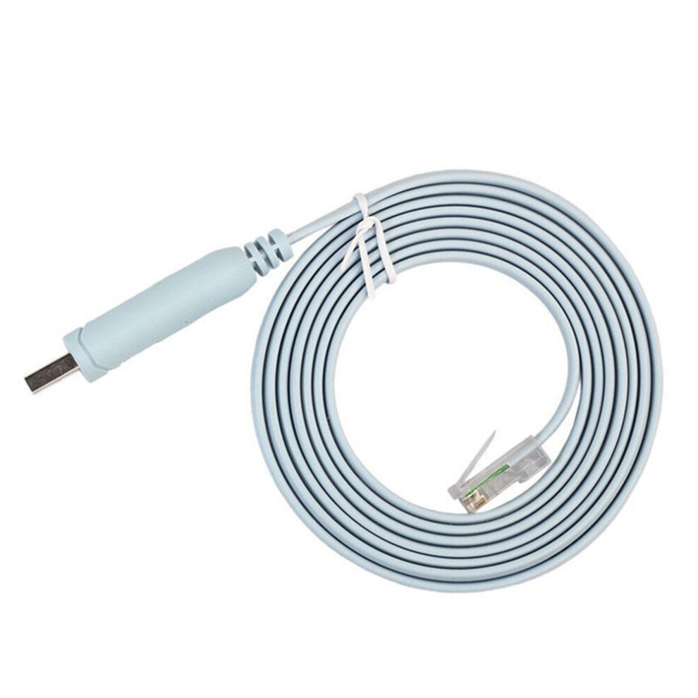 1.8M Usb To Rj45 For Cisco Usb Console Cable Console Debug Line A7h5 For Cisco H3c Hp Arba Huawei Router Rollover Console 701942844676