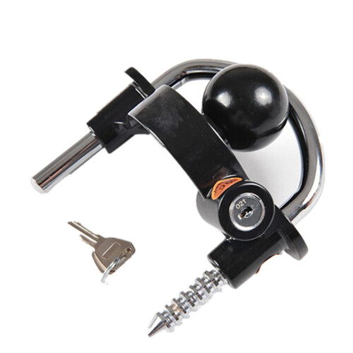 Universal Trailer Coupler Lock, Adjustable Storage Security Store Lock Kit