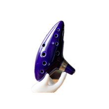 Legend of Zelda Ocarina 12 Hole Alto C with Getting Started Guide Display Stand and Protective Bag