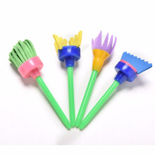 4 Pcs/set Flower Graffiti Sponge Art Supplies Brushes Seal Painting Tools Funny Drawing Toys Funny Creative Toy For Children Diy