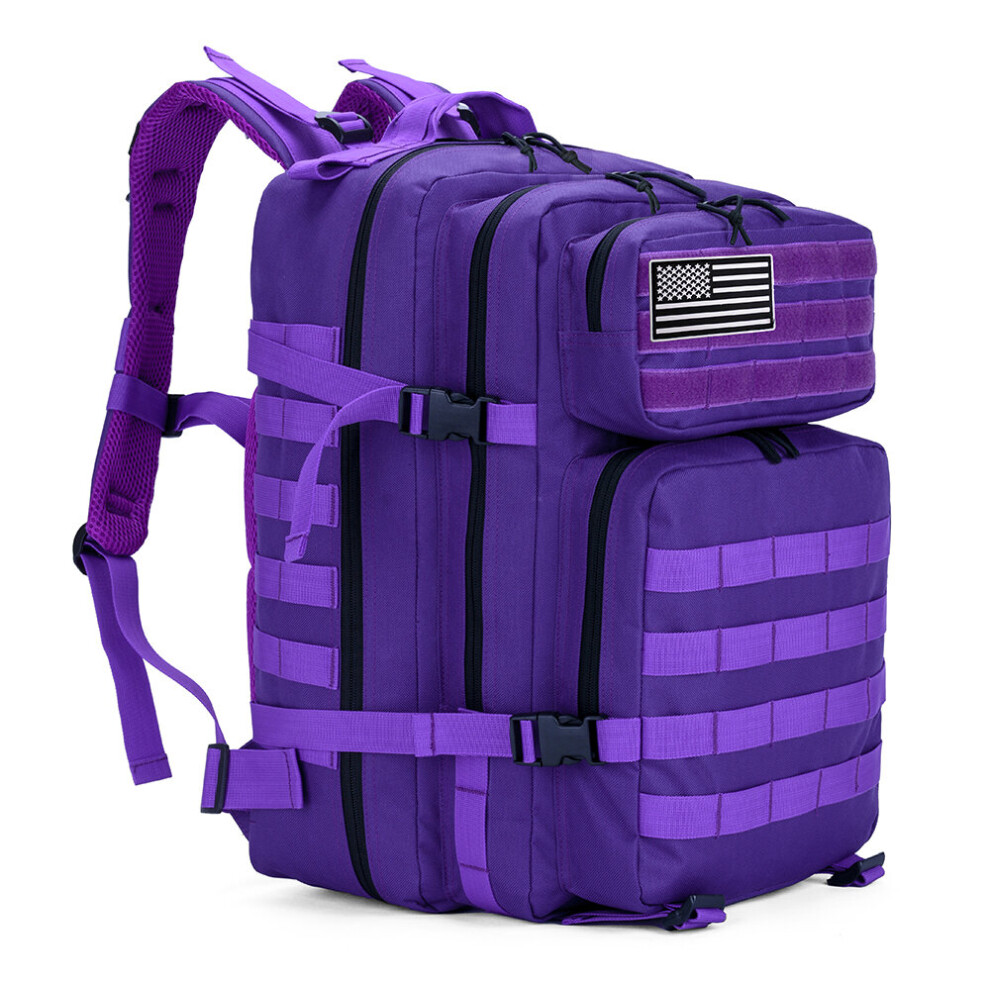 Chaochuang 45L Tactical Crossfit Backpack - Unisex Military Molle Bug-Out Bag, 900D Waterproof Gym & Outdoor Trek Backpack