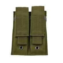 9mm Molle Pouch Nylon Tactical Dual Double Pistol Magazine Pouch Close Holster For Outdoor Hunting Combat Military Mag Pouch