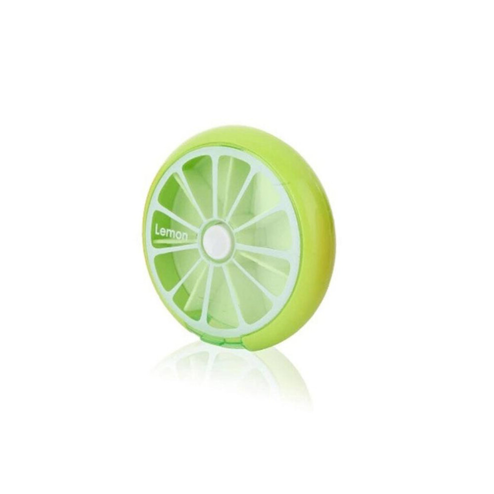 Chaochuang 2 Pcs Pill Box Fruit Shaped Vitamin 7 Day Weekly Medicine Pillbox Tablet Storage Case Container Cases