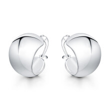 4PCS  Hoop Earrings for Women Silver plating Earring Jewelry