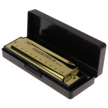 2PCS 10 Holes Key of C Blues Harmonica Musical Instrument Educational Toy