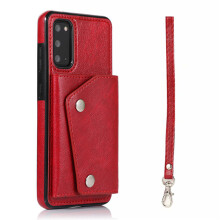 Luxury PU Leather Card Case For Samsung Galaxy S20 Wallet Phone Cover Coque