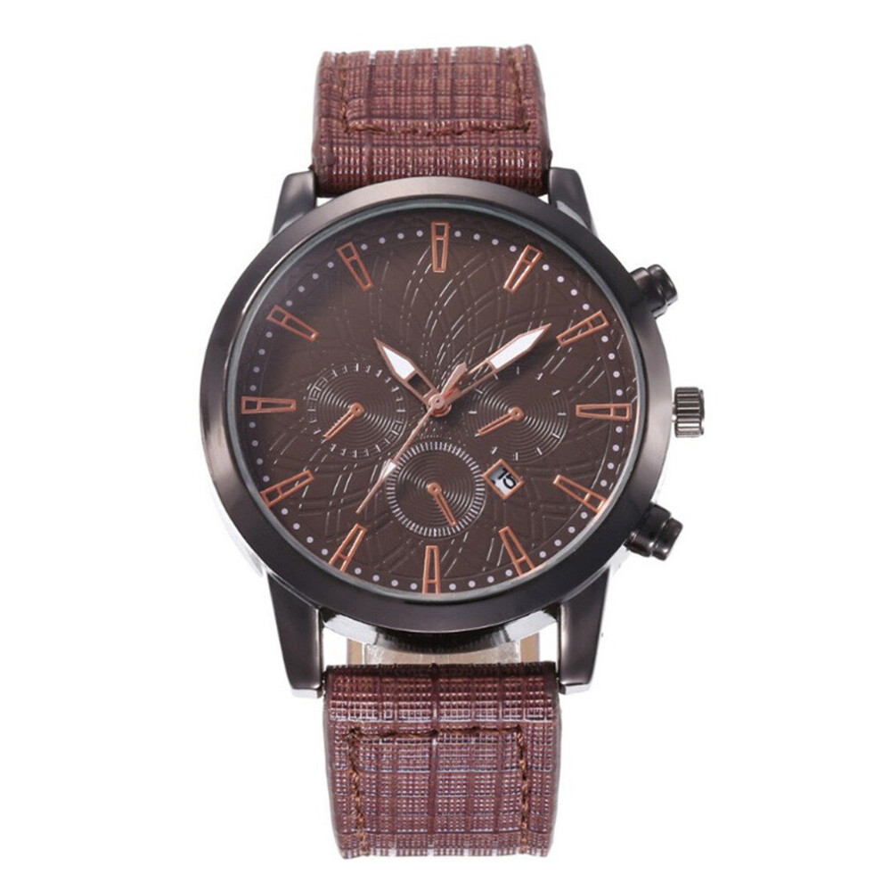 Men's new business casual fake three-eye quartz wrist men's watch sports watch-image-OPC-P79WF2H-NEW