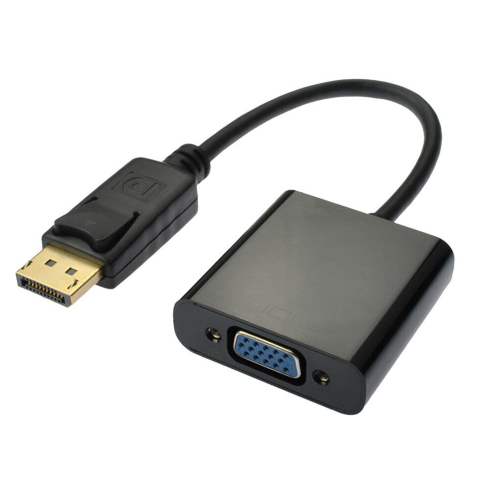 Displayport Display Port Dp To Vga Adapter Cable Portable Male To Female Converter For Pc Computer Laptop Hdtv Projector 701942855252