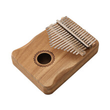 Portable 17-tone Wooden Kalimba Thumb Piano 17-key Wooden Thumb Piano Musical Instrument African Finger Piano