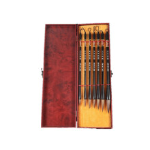 7pcs Wolf Hairs Calligraphy Brushes Pen Set Painting Supply Art Set with Box Chinese Traditional Culture For Adult Children