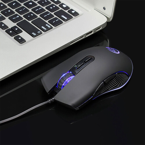 Wired Mouse Optical Mice Game Mouse PC Laptop Computer Accessary USB Optical Computer Mouse Game Mice Plug and Pla 2