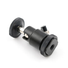 3 Pcs 1/4" Mini Smart Ball Head Bracket/Holder/Mount Cradle Ball Head With Lock For Camera Tripod