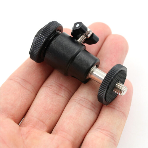 3 Pcs 1/4" Mini Smart Ball Head Bracket/Holder/Mount Cradle Ball Head With Lock For Camera Tripod 1