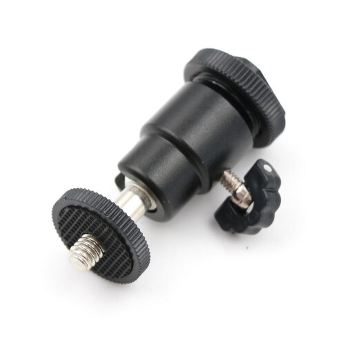 3 Pcs 1/4" Mini Smart Ball Head Bracket/Holder/Mount Cradle Ball Head With Lock For Camera Tripod 2
