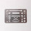 7pcs Creative Erasing Template Precise Stainless Steel Erasing Shield Craft Drawing Drafting Tool Erasing School Home Enterprise 5