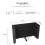 Microphone Isolation Shield 5-Panel Wind Screen Foldable 3/8" and 5/8" Threaded High Density Absorbing Foam for Recording Studio 5