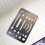 7pcs Creative Erasing Template Precise Stainless Steel Erasing Shield Craft Drawing Drafting Tool Erasing School Home Enterprise 2