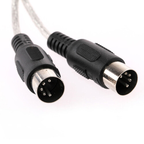 MIDI to USB Interface Cable Adapter for Keyboard Electronic Drum Music 1