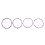 3SETS  4 Pcs/set Strings Replacement Part For 21 Inch  Stringed Instrument Nylon Ukulele 5