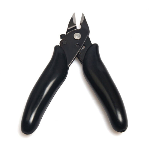 3 Pcs 3.5 Inch Mini Wire Cable Cutters Cutting Side Snips Flush Pliers With Lock Nipper Hand Tools