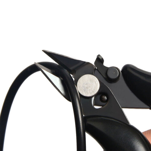 3 Pcs 3.5 Inch Mini Wire Cable Cutters Cutting Side Snips Flush Pliers With Lock Nipper Hand Tools 2