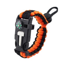 3PCS Military Emergency Paracord EDC Bracelet Multifunction Camping Field Survival Escape Tactics Wrist Strap Wilderness Survival