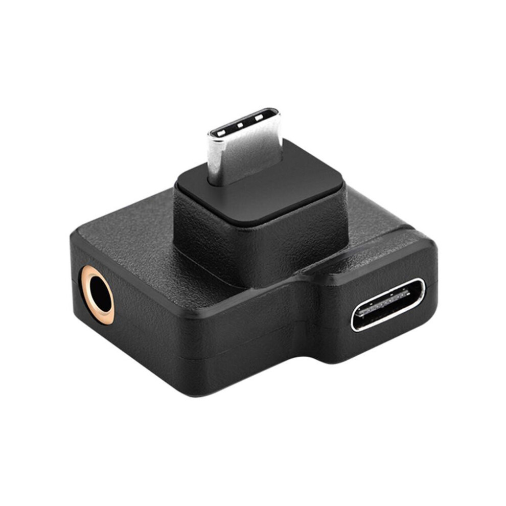 Alloyseed Usb Type C Male To Female Classic Colors Simple Enduring 3.5Mm Microphone Audio Adapters For Dji Osmo Action 777178630697