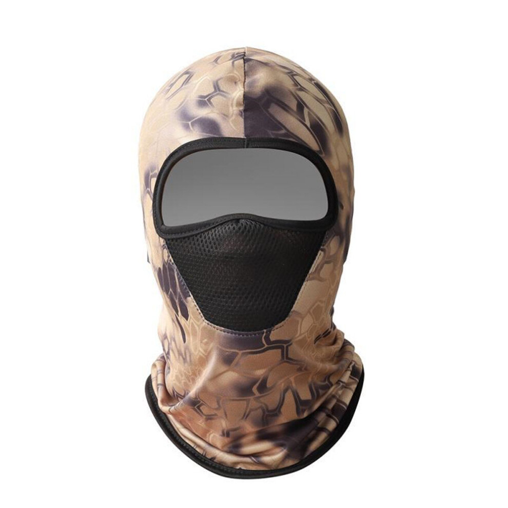 2Pcs Ice Silk Hiking Scarf Sunscreen Breathable Outdoor Sweat Wicking Balaclava Fishing Bandana Sun Neck Collar Headgear Cycling 701942927003