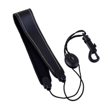 Adjustable Saxophone Sax Belt High Quality Leather Nylon Padded Neck Strap with Hook Clasp