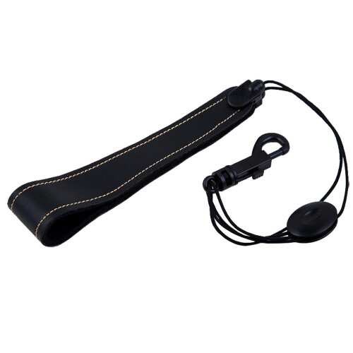 Adjustable Saxophone Sax Belt High Quality Leather Nylon Padded Neck Strap with Hook Clasp 2