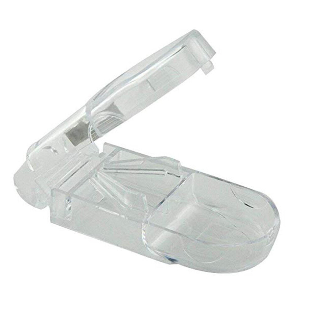 Chaochuang 3 Pcs Pill Cutter Box Portable Convenient Drug Box Tablet Cutter Splitter Medicine Pill Holder Pill Cutter Box