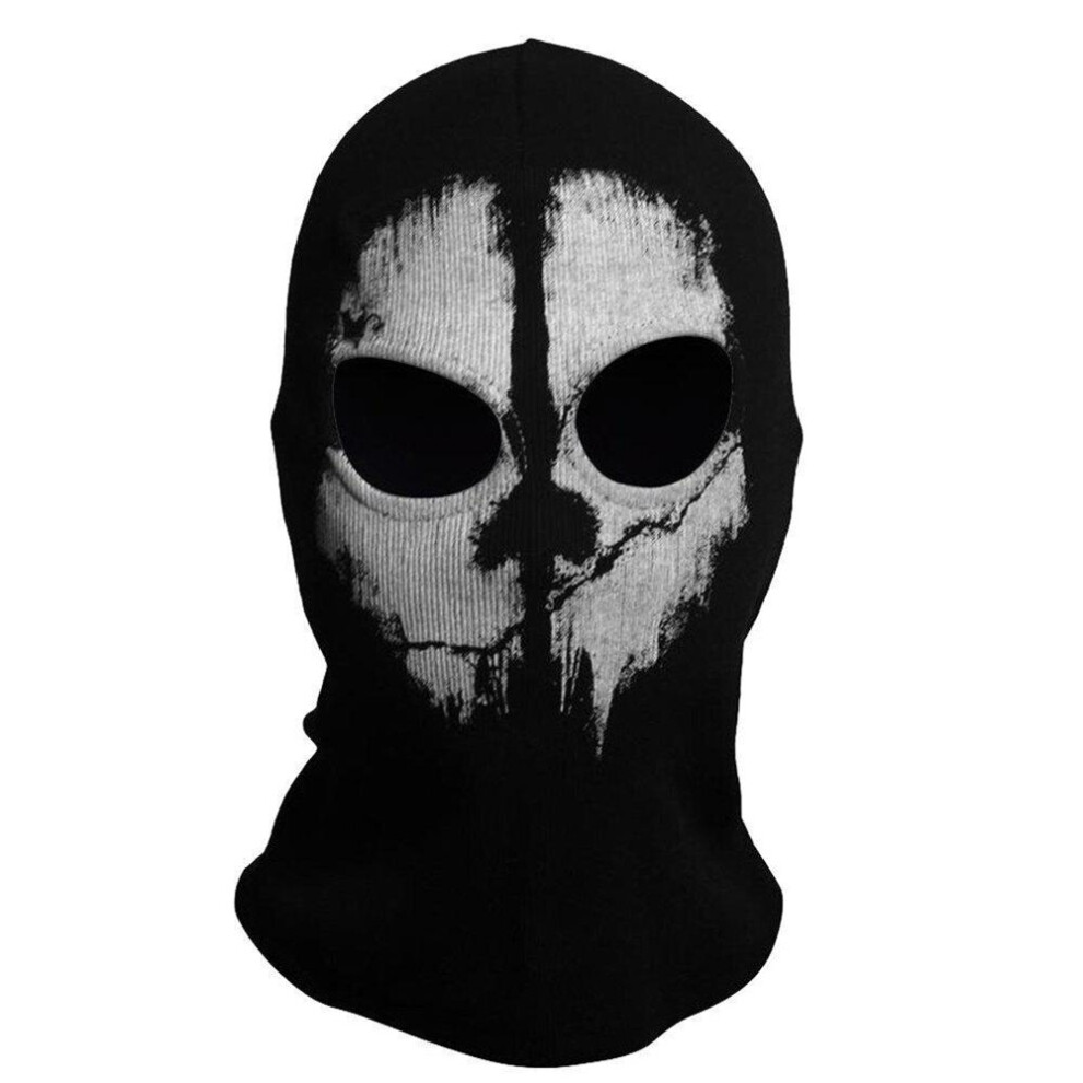 Unisex Balaclava Hood Face Ghost Skull Mask For Call Of Duty Biker Halloween Skateboard Cos Riding Face Ghost Skull Mask 701942927072