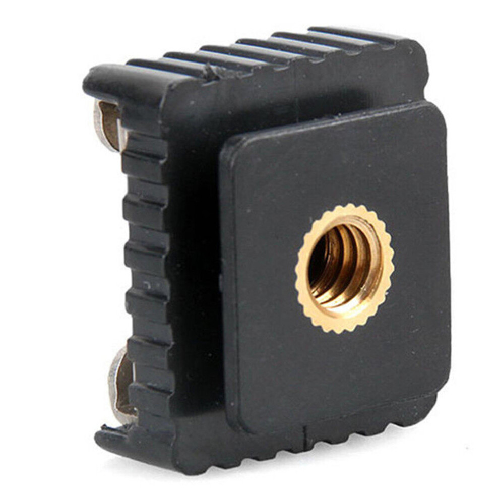 6 Pcs Flash Hot Shoe Mount Adapter Speedight Flash Cold Hot Shoe Bracket Mount Adapter 1/4" Screw Light 777178630840