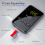 K6 Bluetooth 5.0 Adapter Wireless High definition LED digital display Audio Receiver Transmitter 2