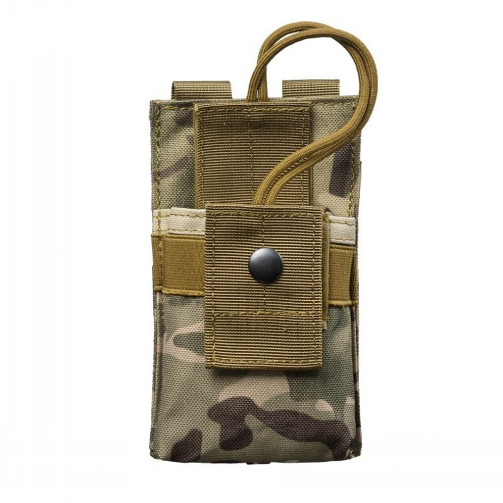 Military Molle Tactical Radio Pouch Walkie Talkie Holder Mag Bag Airsoft Paintball Hunting Waist Belt Bags Phone Case Holster 775821387813