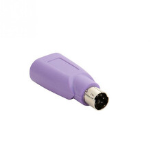 USB Female To Male Adapter Connectors Portable Adapter Mouse Mini Replacement Durable Keyboard Purple Converter to PS/2 6pin