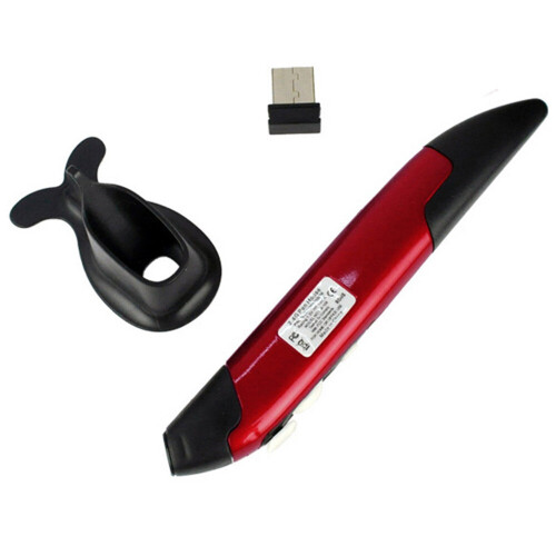 New Practical Pen shaped  2.4GHz USB Wireless Mouse Optical Pen Air Mouse for Laptops Desktops Tablet PC 2
