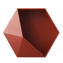 Nordic Living Room wall-mounted Geometric Punch-free Wall Decoration Bathroom Shelf Living Room Decoration Hexagon Storage Rack