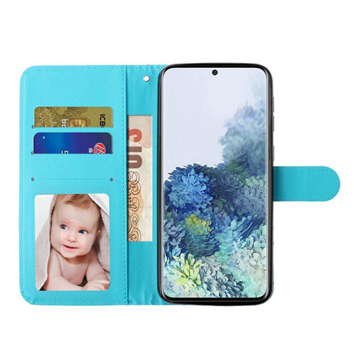 Luxury PU Leather Flip Case For Samsung Galaxy S20 3D Vision Pattern Case 2