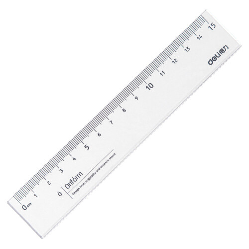 Straight Rulers Transparent Plastic 15cm Drawing Linear Scale Ruler ...